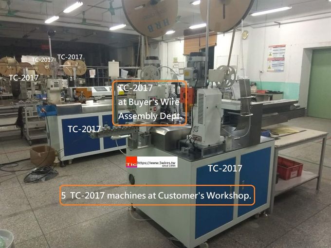 5 machines are using at Customer's workshop now.      客戶已購買5台.