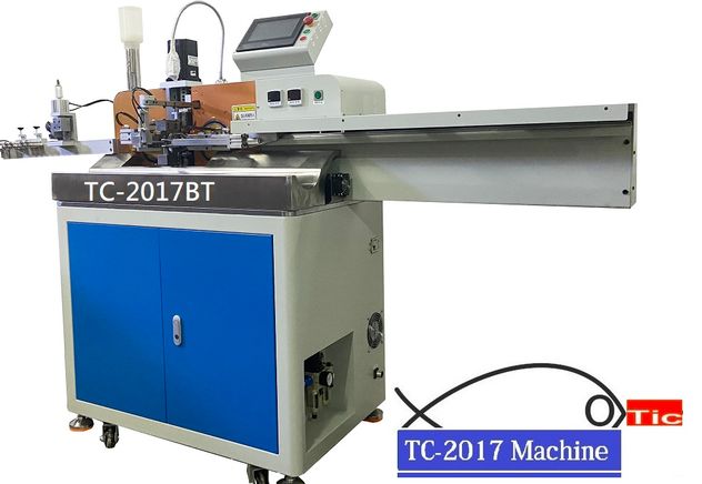 TC-2017BT  : 1 - 15 wires Cut Strip & Both Ends Tin Machine (15 wires - order-made)